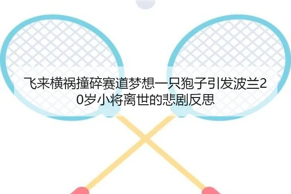 飞来横祸撞碎赛道梦想一只狍子引发波兰20岁小将离世的悲剧反思